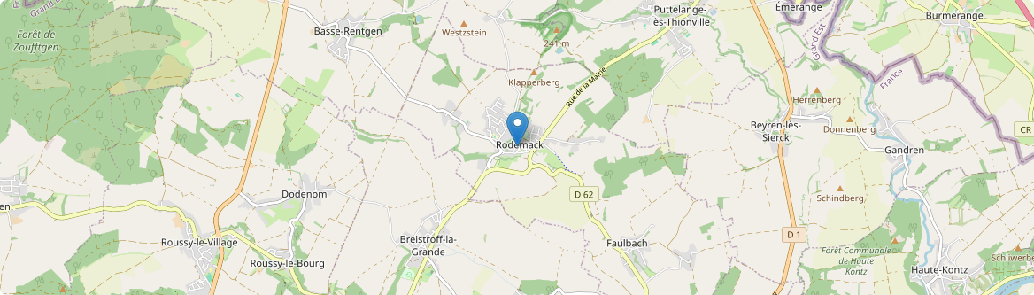 Rodemack - Carte