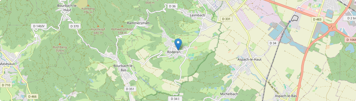 Roderen - Carte