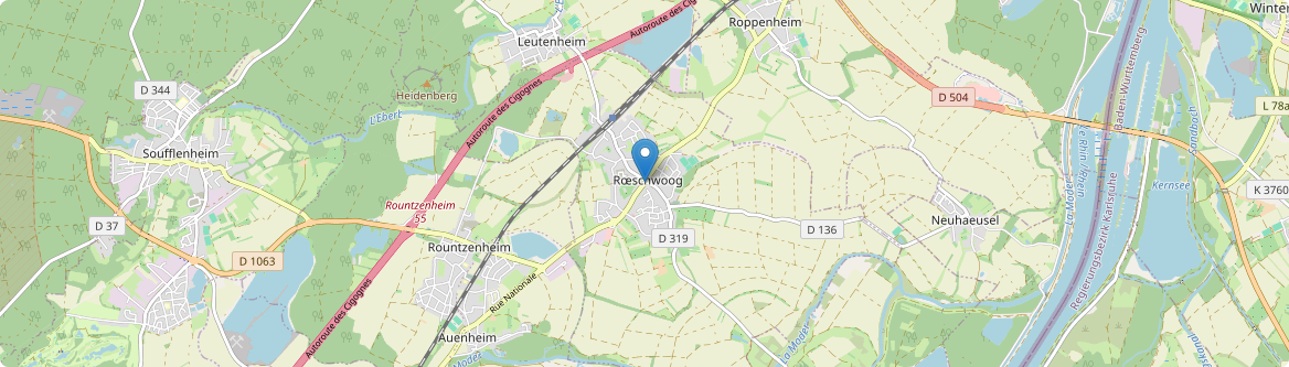 Rœschwoog - Carte
