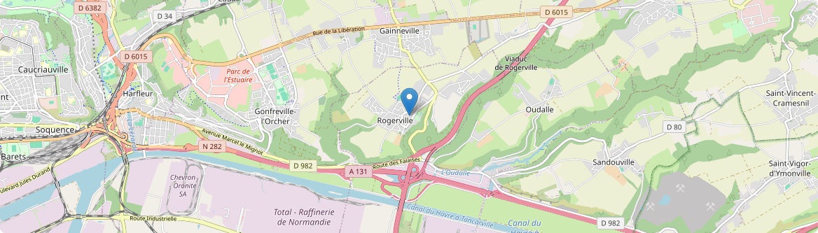 Rogerville - Carte