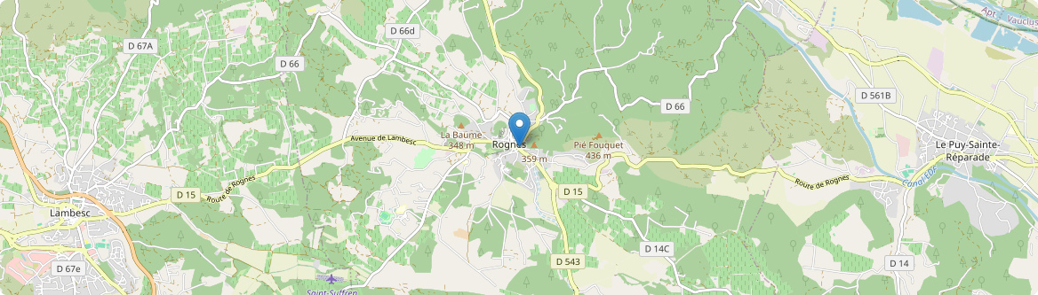 Rognes - Carte