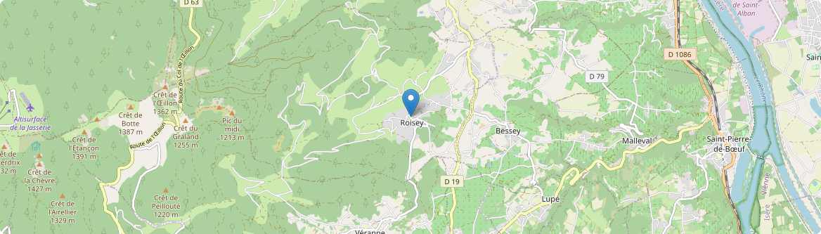 Roisey - Carte