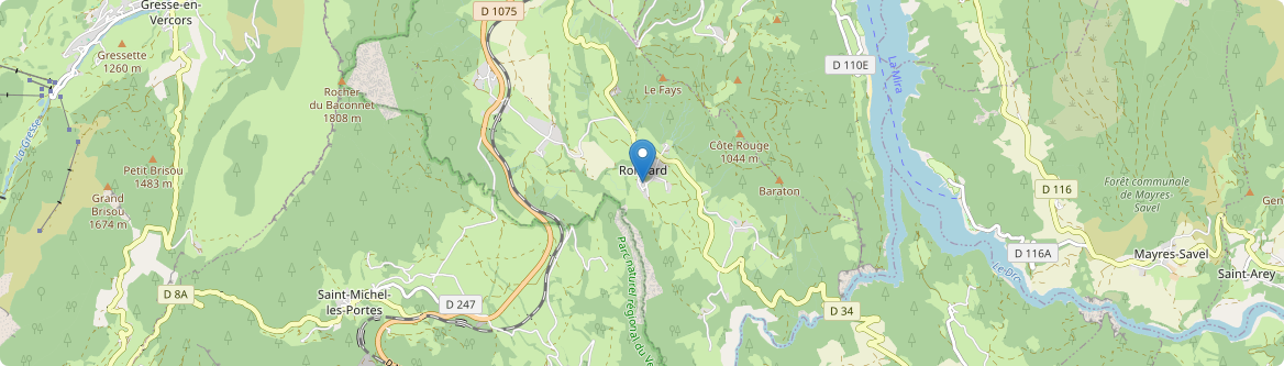 Roissard - Carte