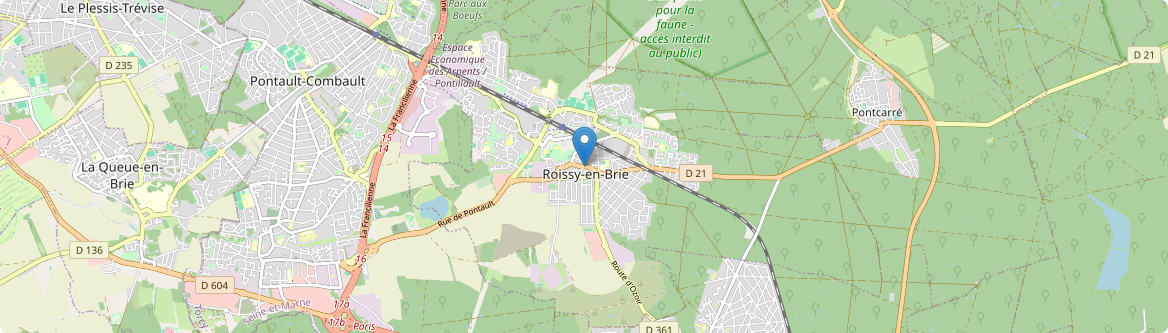 Roissy-en-Brie - Carte