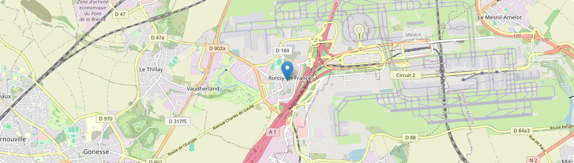 Roissy-en-France - Carte