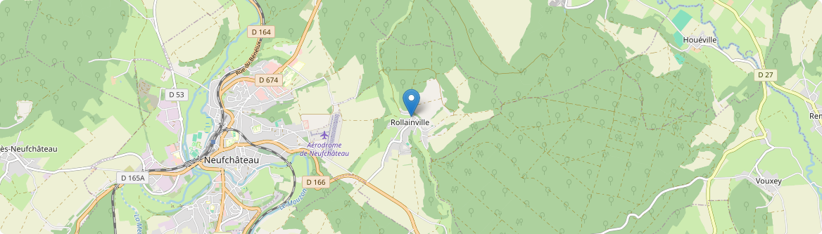 Rollainville - Carte