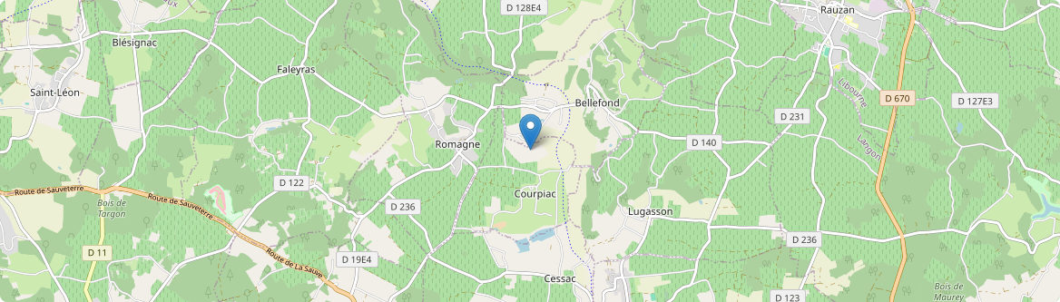 Romagne - Carte