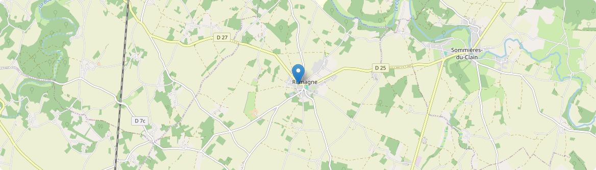 Romagne - Carte