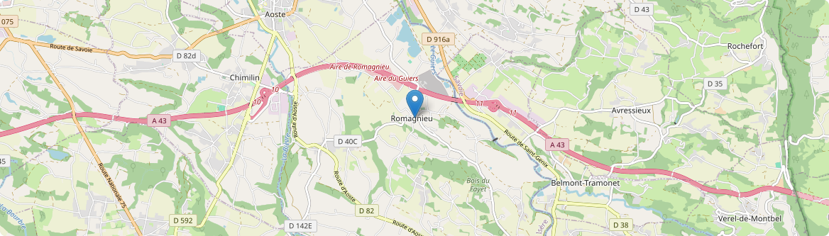 Romagnieu - Carte