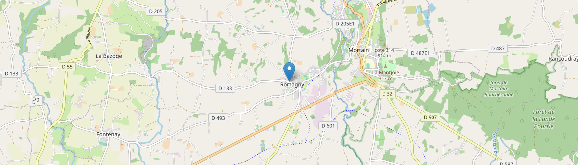 Romagny Fontenay - Carte