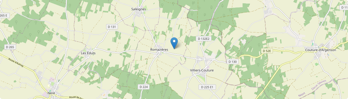 Romazières - Carte