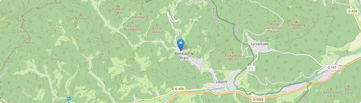Rombach-le-Franc - Carte