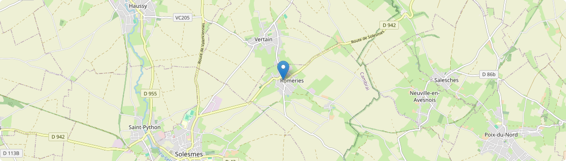 Romeries - Carte