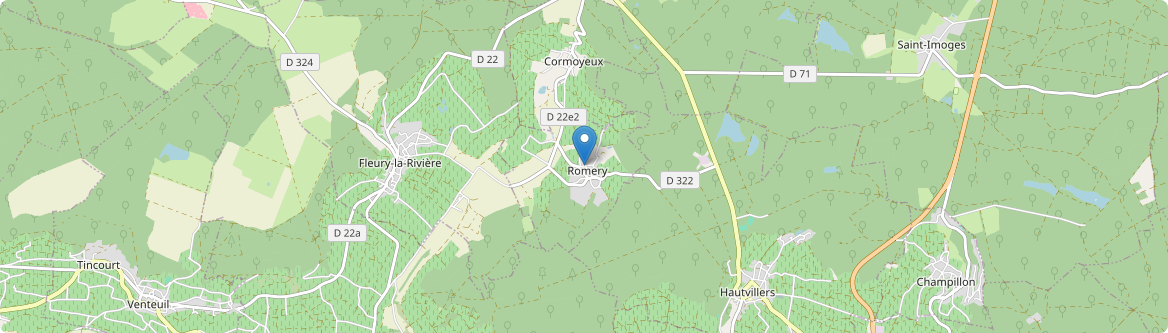 Romery - Carte