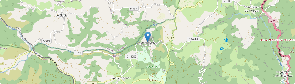 Romiguières - Carte