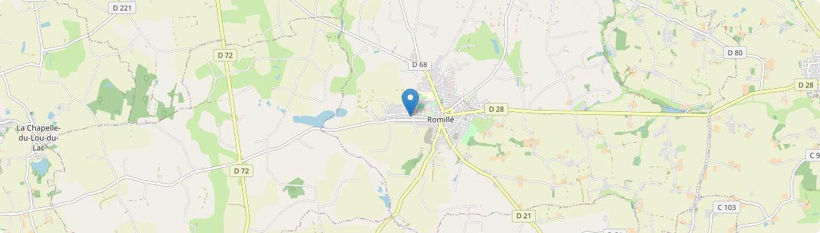 Romillé - Carte