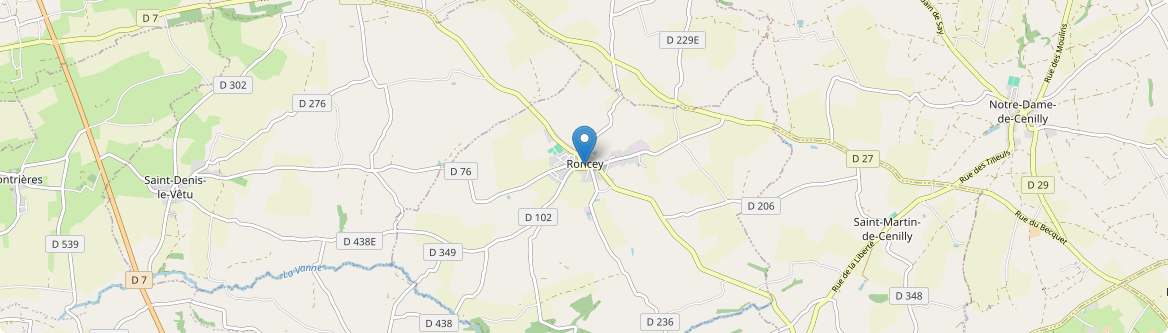 Roncey - Carte