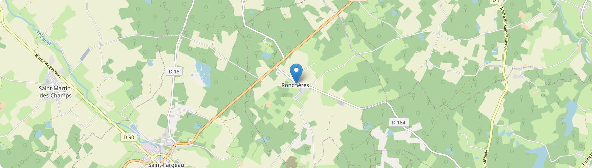 Ronchères - Carte