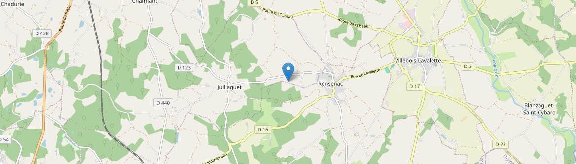 Ronsenac - Carte