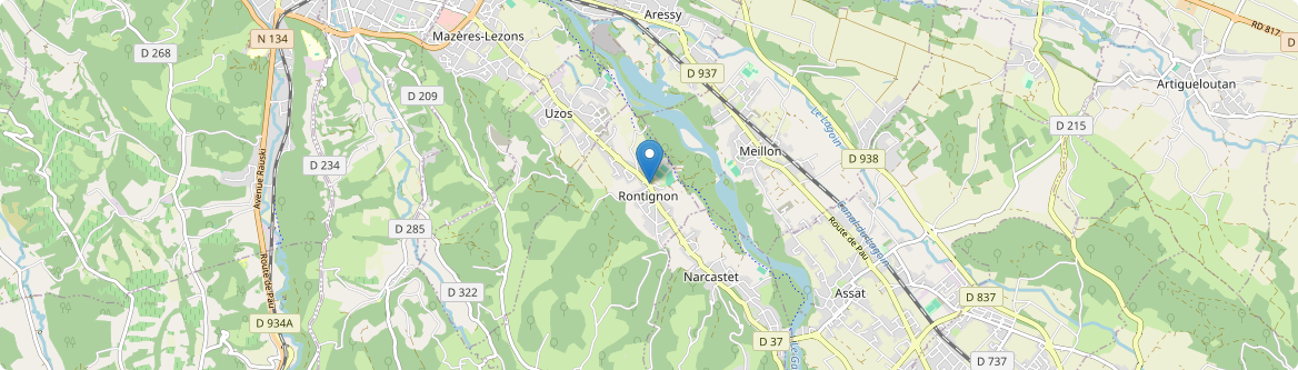 Rontignon - Carte