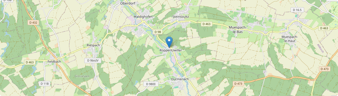 Roppentzwiller - Carte