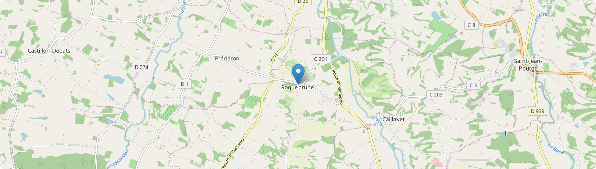 Roquebrune - Carte