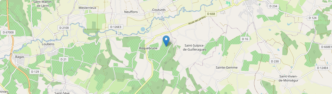 Roquebrune - Carte