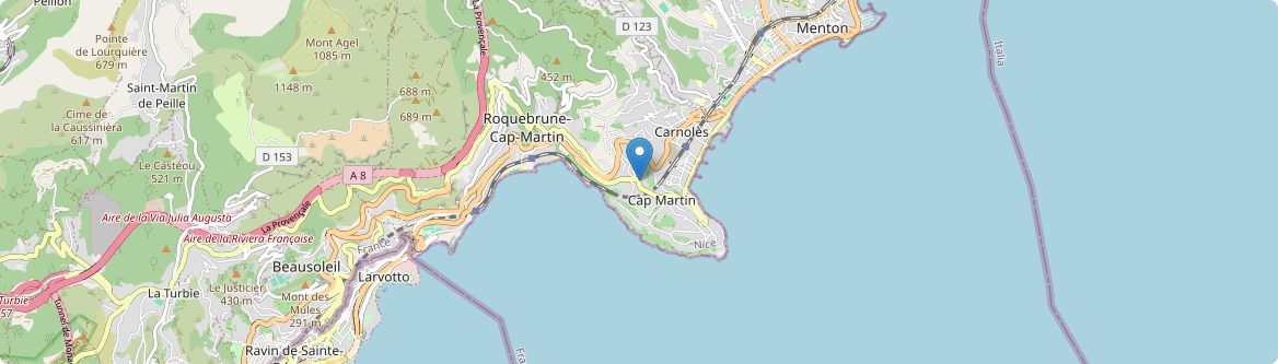Roquebrune-Cap-Martin - Carte