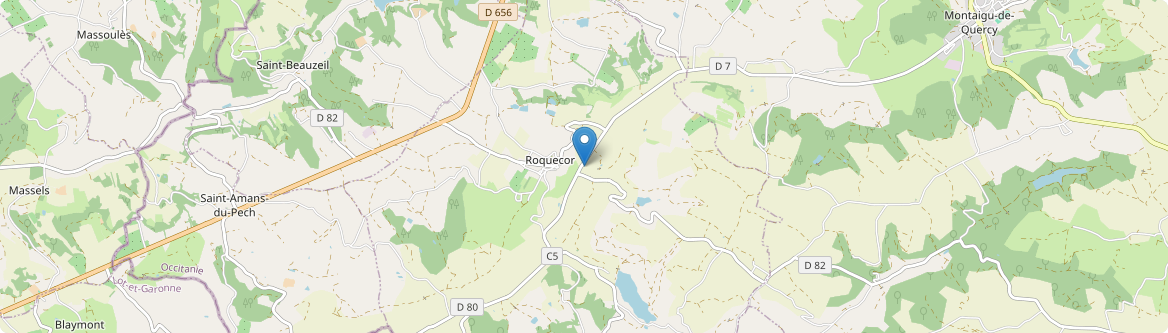 Roquecor - Carte