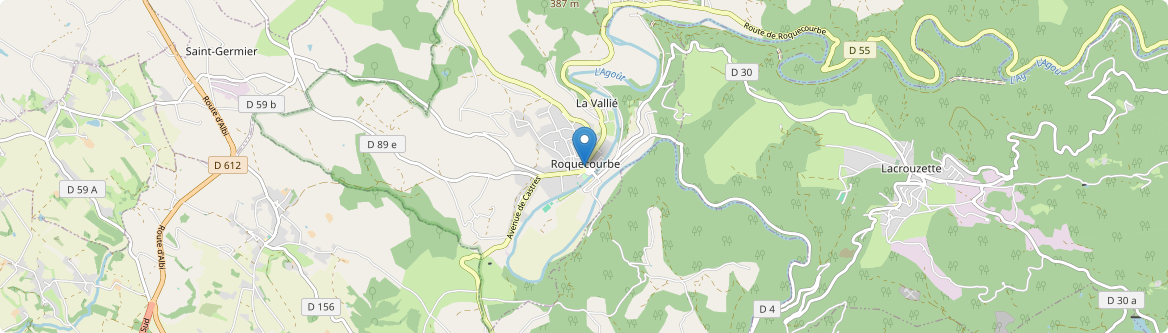 Roquecourbe - Carte