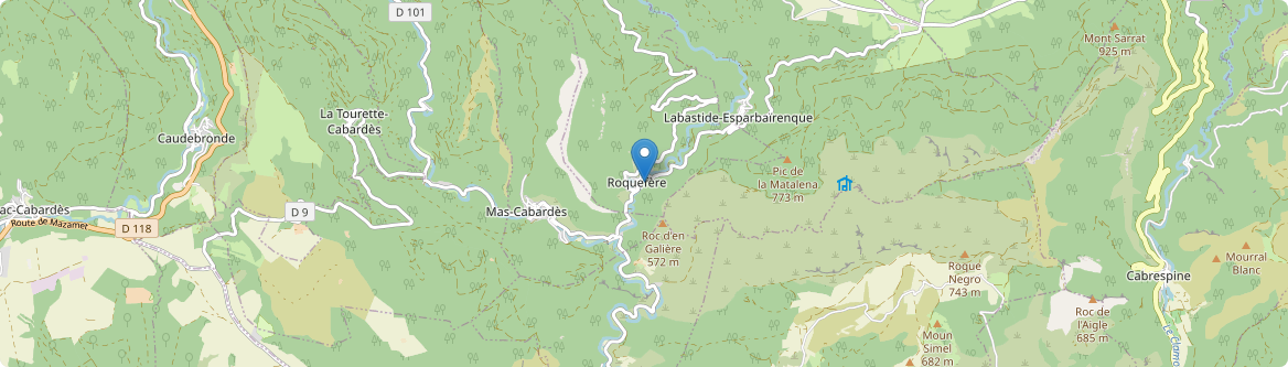 Roquefère - Carte