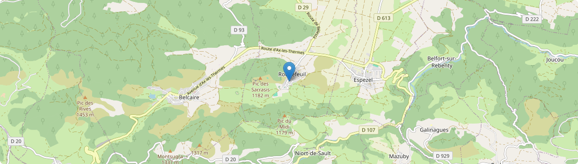 Roquefeuil - Carte