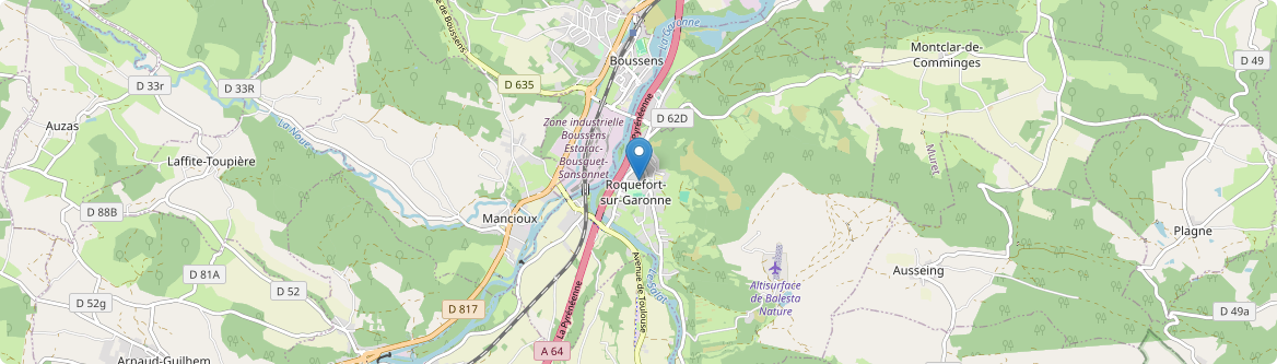 Roquefort-sur-Garonne - Carte