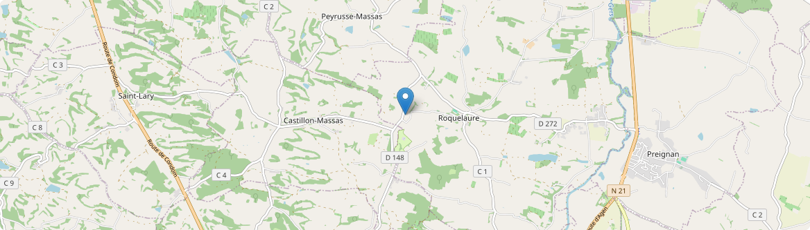 Roquelaure - Carte