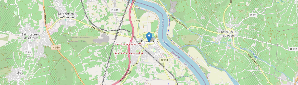 Roquemaure - Carte