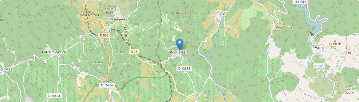 Roquessels - Carte