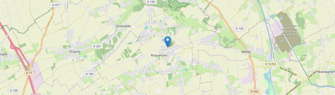 Roquetoire - Carte