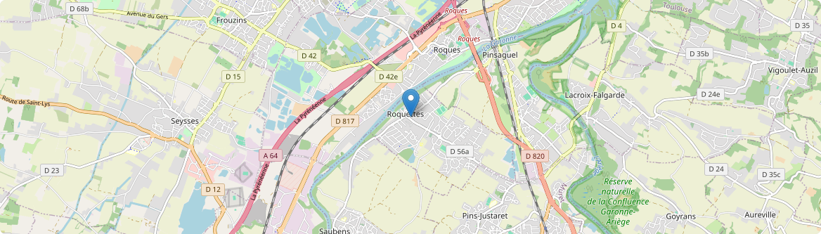 Roquettes - Carte