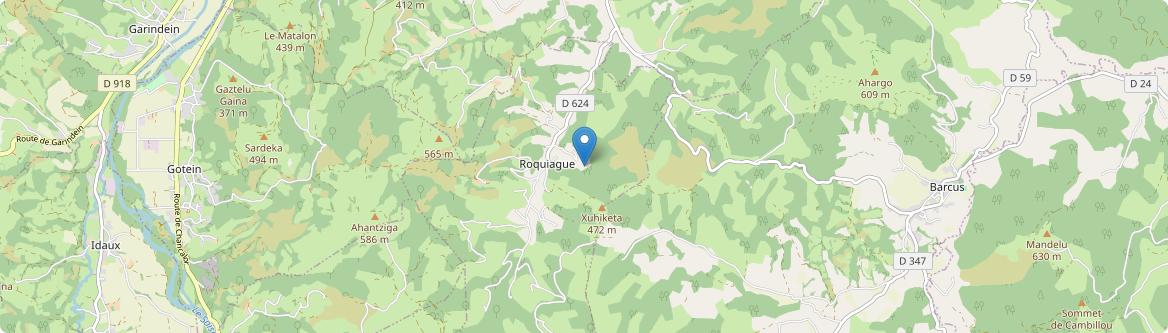 Roquiague - Carte
