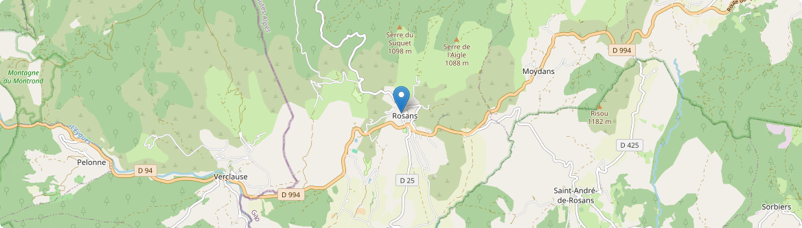 Rosans - Carte