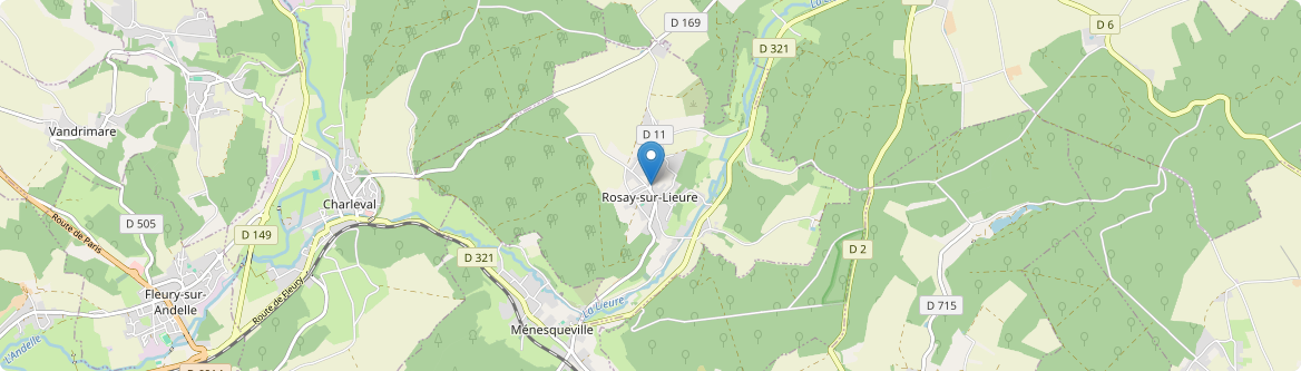 Rosay-sur-Lieure - Carte