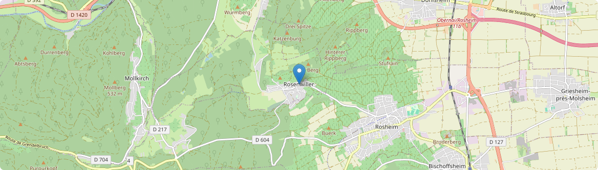Rosenwiller - Carte