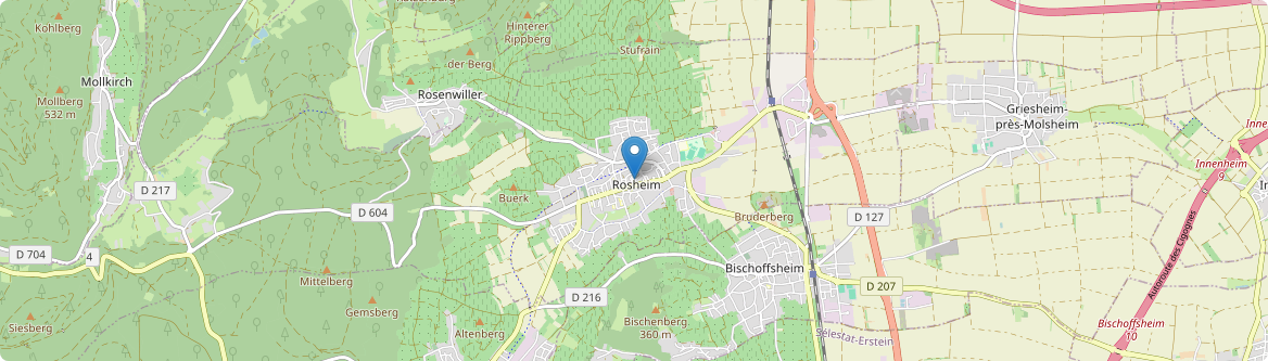 Rosheim - Carte