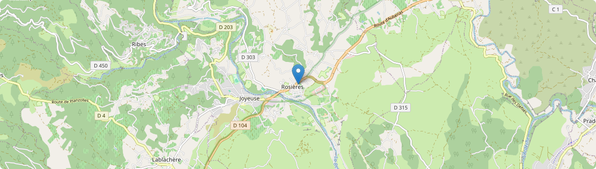 Rosières - Carte