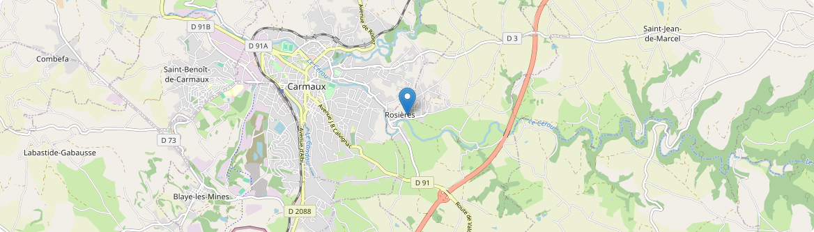Rosières - Carte