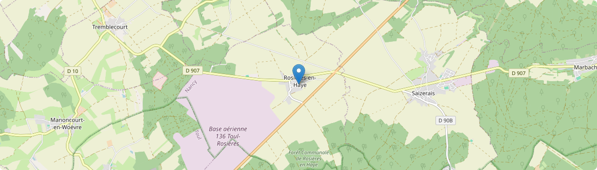 Rosières-en-Haye - Carte