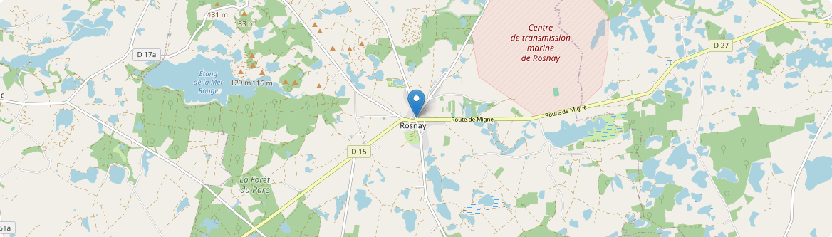 Rosnay - Carte