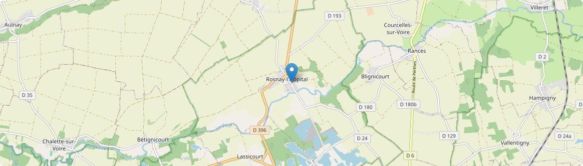 Rosnay-l'Hôpital - Carte