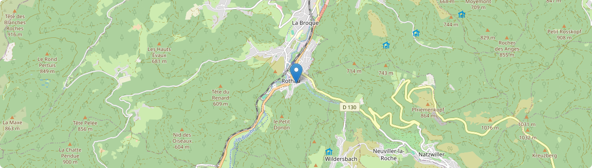 Rothau - Carte