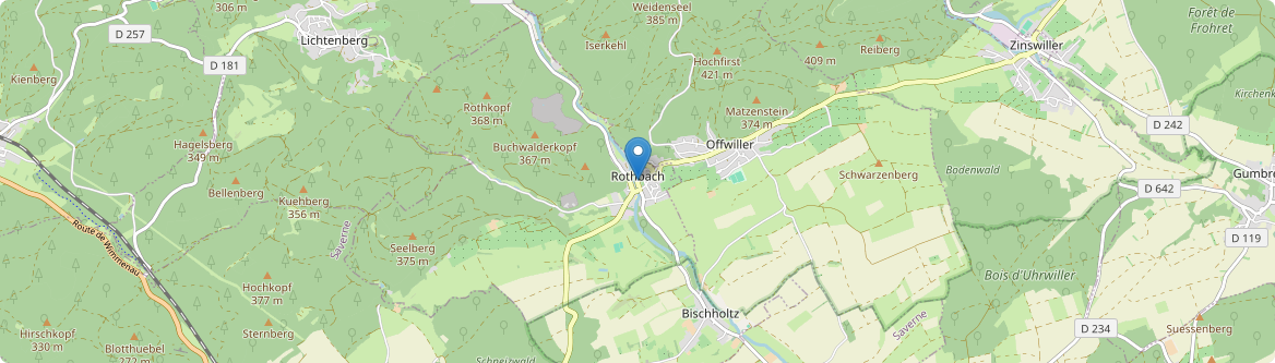 Rothbach - Carte